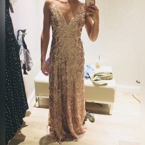 BCBG Vintage Gown in Rose Gold